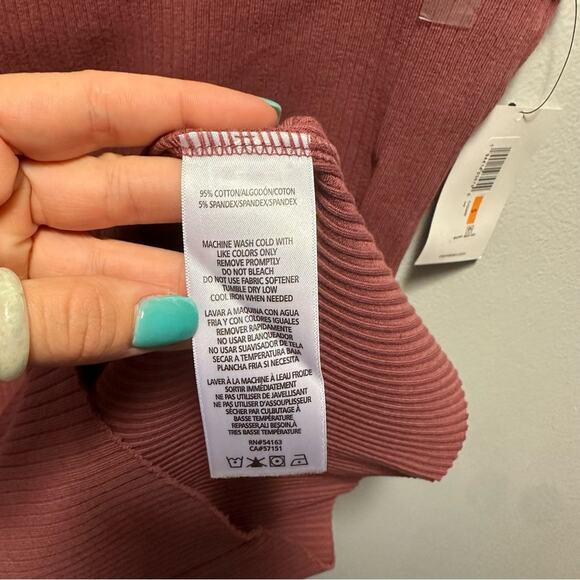 Calvin Klein dusty rose‎ ribbed tank scoop neck body con dress NWT - Picture 6 of 8